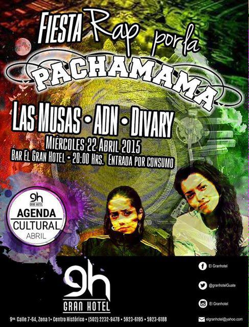PinareSRecords's tweet photo. Mańana @Adn187 junto a @Divari_Pashuli  @Las_Musas en @granhotelGuate http://t.co/3fiZ5K0G9u