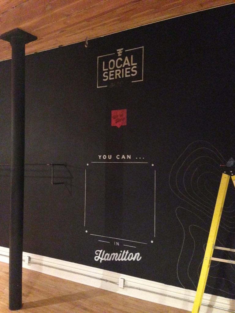 tulaccowie's tweet photo. What were we thinking doing a chalk drawing this big! @FACTOR_e #localseries http://t.co/uqguYQ42Qd