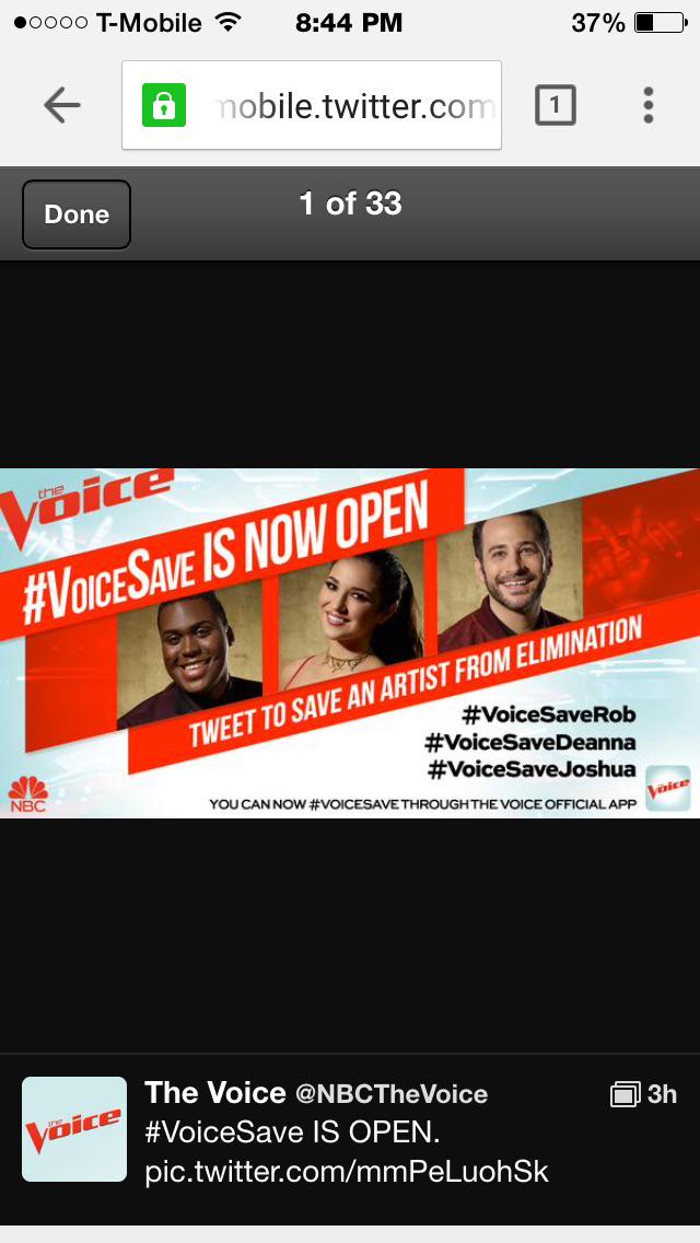 Mari86979187's tweet image. #VoiceSaveRob
