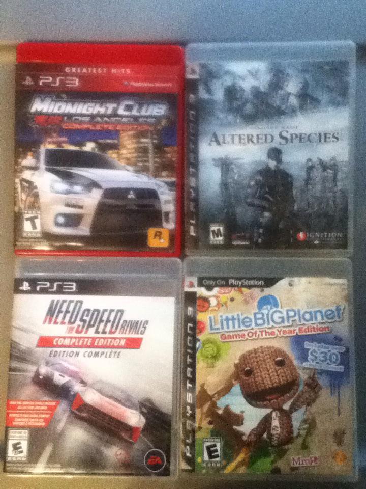 These are the games that I have for the ps3
