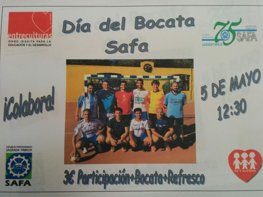 dxtsafa's tweet photo. Presentado cartel del día del bocata. 5 de Mayo. No te lo pierdas!!! @SAFASanLuis http://t.co/b4ji2pkRit