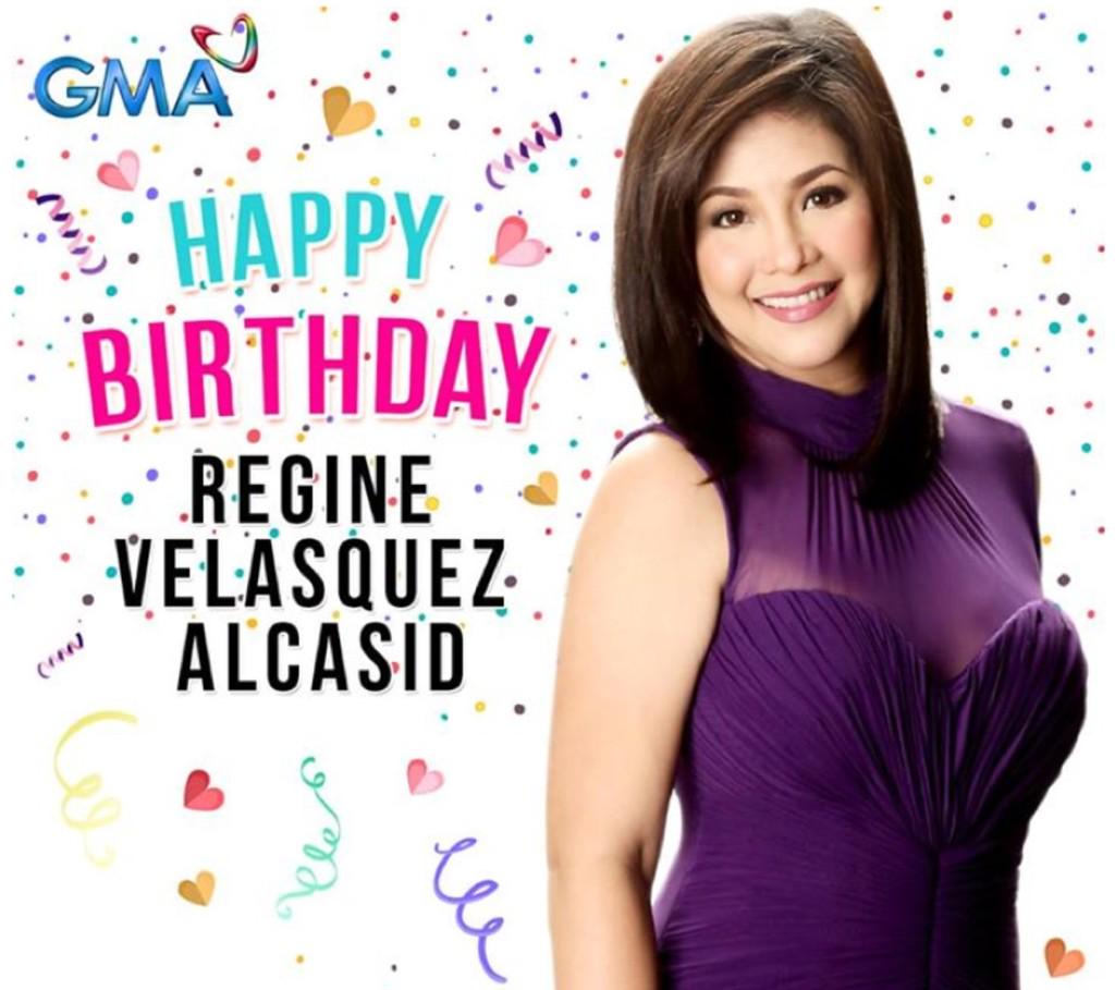 HAPPY BIRTHDAY to the one and the only ASIA\S SONGBIRD, REGINE VELASQUEZ! Stay blessed! 