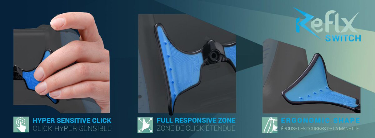 BurnControllers's tweet image. BC révolutionne votre Gameplay avec les #ReflxSwitch . Ses avantages :