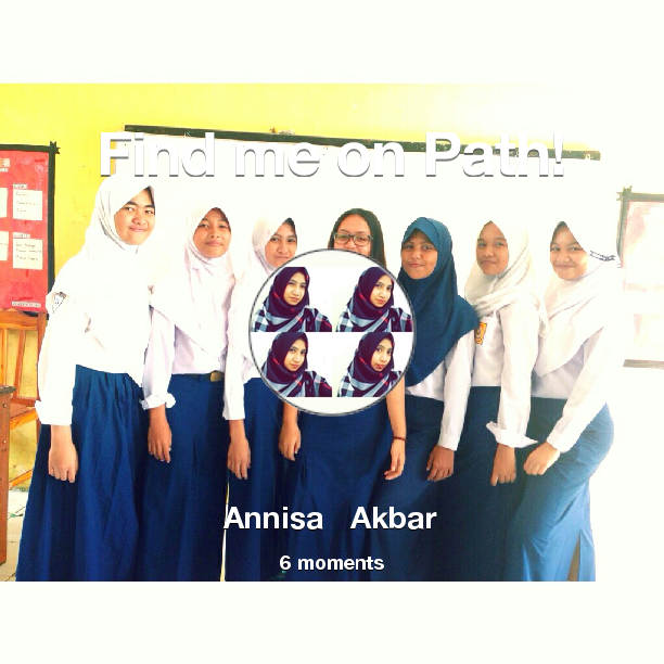 annisabawal's tweet photo. Find me on #Path now! Go to: http://t.co/0HmIVUb5Og! #thepersonalnetwork http://t.co/LIGtJHxlgz