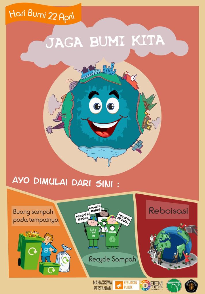 Tren Untuk Poster Jagalah Bumi Dari Sampah Koleksi Poster