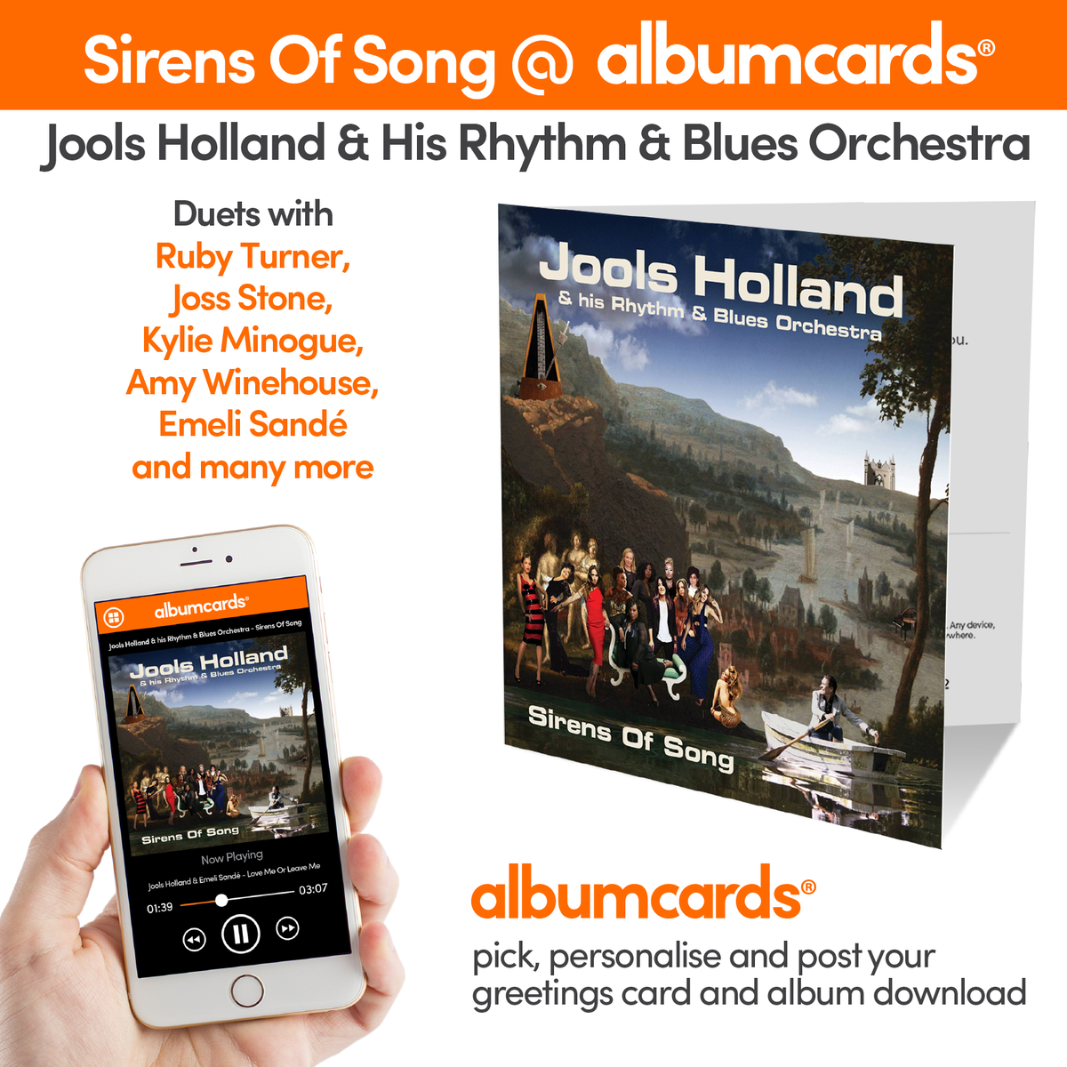 albumcards's tweet photo. Enjoy spreading some @BBCLater love. Sirens Of Song is available to gift @albumcards https://t.co/O1tNq2IvL0 http://t.co/Yjs6V4573e