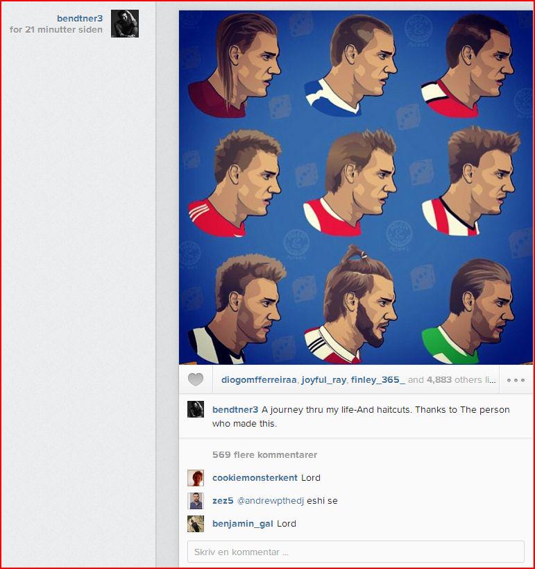 BolowArtwork's tweet photo. Nice, @bendtnerb52 posted our cartoon on Instagram, with a greeting! B-) http://t.co/NzcM8X1vXb