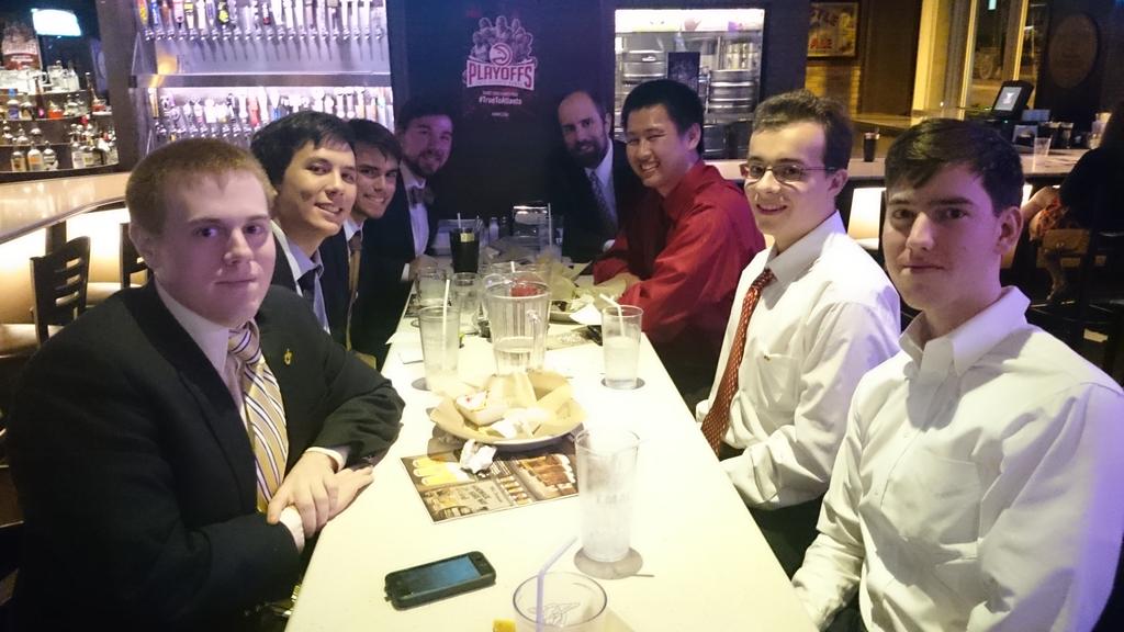 Blaise's and Tyler's first dinner as brothers #phikappapsi