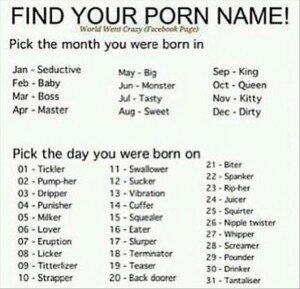 Not Corrupt Media on X: "Find your porn name: http://t.co ...