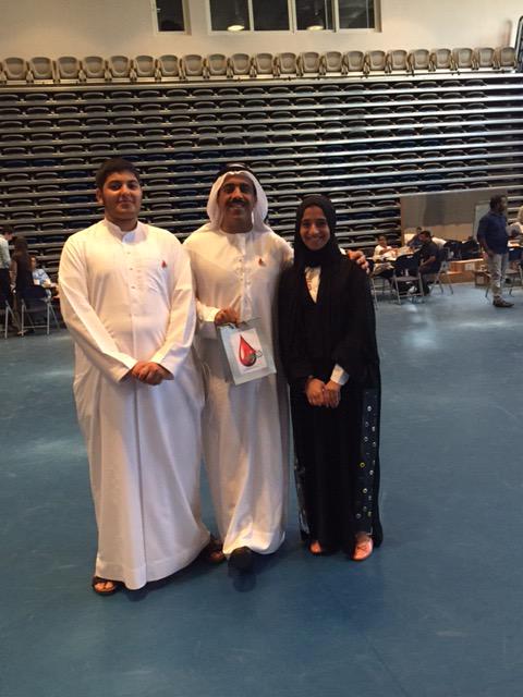 DIS_Dubai's tweet photo. It's Day 2 of #DISblooddrive! Thank-you to Omar AlFuttaim for joining to support the #Thalassemia Center! @DFCDubai http://t.co/ycX4zibOh3