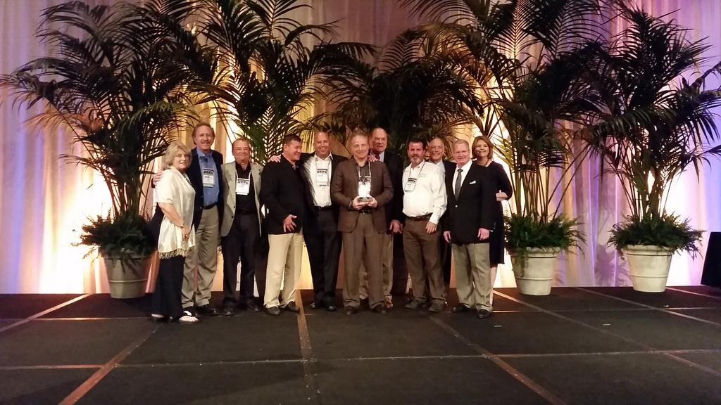 SEFA_LLC's tweet photo. A huge congratulations to this year's #Dealer of the Year @MyersRestaurant and @kitchenequipguy. #SEFAAPC http://t.co/pTb1DfKbZs