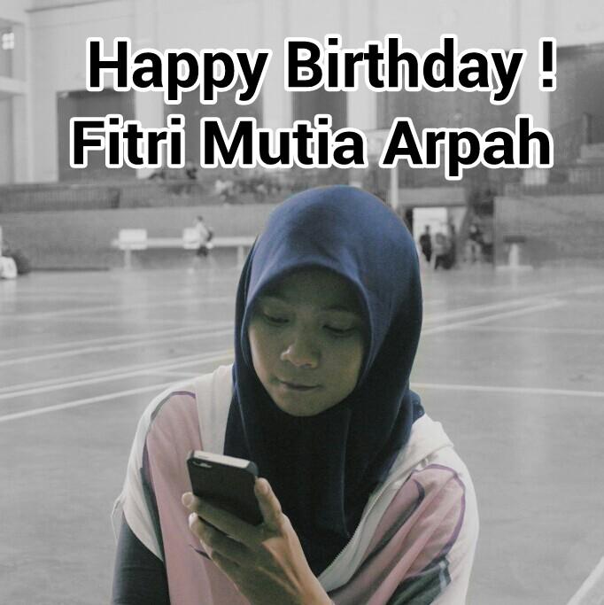 Happy birthday to our player ka <a href="/fitrimutiaa/">fitri mutia arpah</a> , selalu sukses kariernya &amp; god bless you. Happy birthday kak ciloo!!!