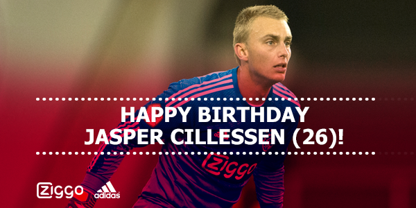 AFCAjax's tweet photo. Happy Birthday Jasper #Cillessen! Onze doelman is vandaag 26 jaar geworden. Gefeliciteerd Jasper! http://t.co/ErBYrUuaCO