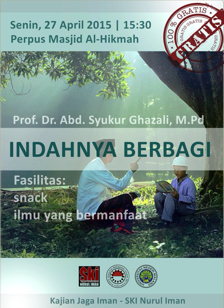 Kajian JAIM hadir lagi.. ajak teman-temanmu juga ya ^_^