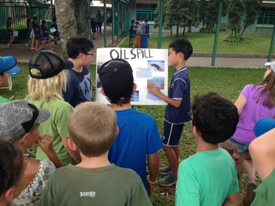 4PIEJIS's tweet photo. #earthday learning about oil spills http://t.co/VWJBjIFav0