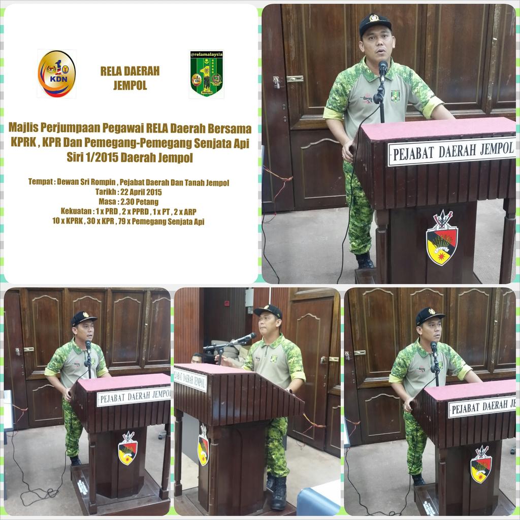 RT <a href="/RELAJEMPOL/">RELA Daerah Jempol</a> 22/04- Ucpn aluan dr PgR @yosdiahmad d mjls pjmpaan PRD bsma KPRK, KPR &amp; snjta api daerah Jempol.