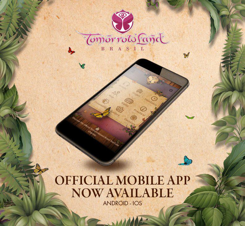 TMLBrasil's tweet photo. O app Oficial do Tomorrowland Brasil já está disponível para iOS e ANDROID.  http://t.co/5PUXUwXZyd http://t.co/daom4IJ2Iq
