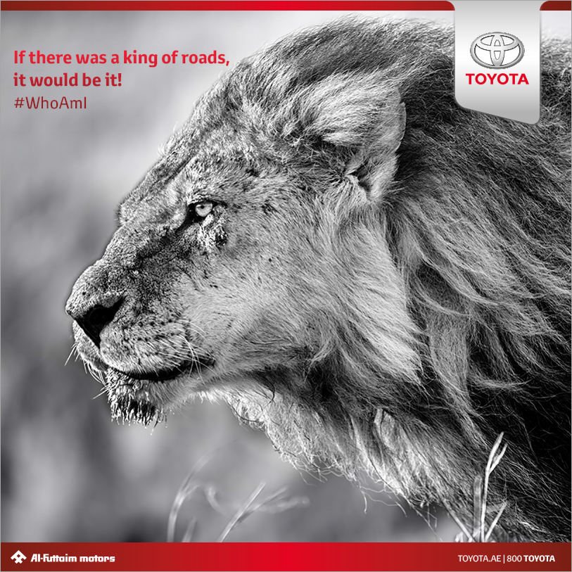 Toyota_UAE's tweet photo. If there was a king of roads, it would be me! #WhoAmI? Guess the #Toyota #PrideoftheLand #UAE http://t.co/4yxCXbb0c2