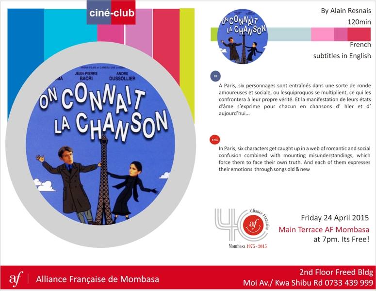 alliancefrmsa's tweet photo. Ciné-club this Friday 24th April 2015 http://t.co/OPhgmd0veN