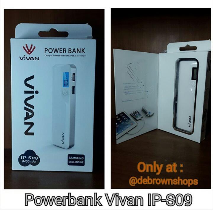 Powerbank VIVAN 8400mah!
Garansi 1 tahun
Price : 450rb
Order : 53F3820C / line: dbrownshops