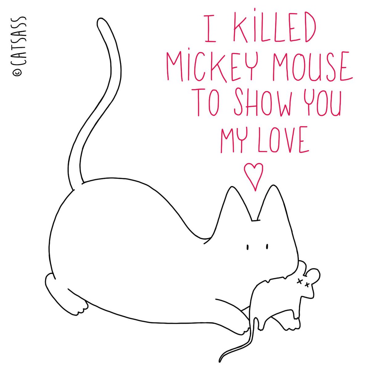 Psychopathic #love
#cat #kitty #meow #mickeymouse #declarationoflove