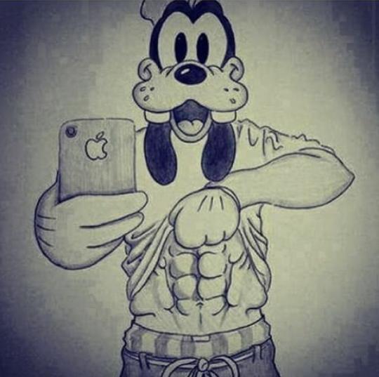 LuahnAlbertyn's tweet photo. Goofy gains http://t.co/GTV5Y54qQx