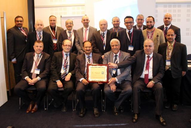 IHPBA's tweet photo. Celebrating IHPBA MENA Chapter presentation of plaque to mark inauguration @EAHPBA2015 #ManchesterSurgicalWeek http://t.co/yQv0OZHid7