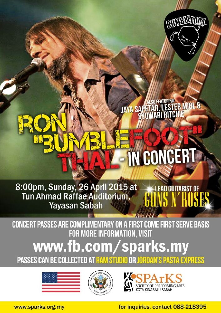 DECIPHER_BKI (@decipherbki) on Twitter photo He's back! <a href="/bumblefoot/">Bumblefoot</a> in <a href="/KKCity/">BKI 🍉</a> 26th April 2015, 8pm at Yayasan Sabah Auditorium! #KKmusicScene <a href="/sabahinfo/">Sabah Information</a> He's back! <a href="/bumblefoot/">Bumblefoot</a> in <a href="/KKCity/">BKI 🍉</a> 26th April 2015, 8pm at Yayasan Sabah Auditorium! #KKmusicScene <a href="/sabahinfo/">Sabah Information</a>