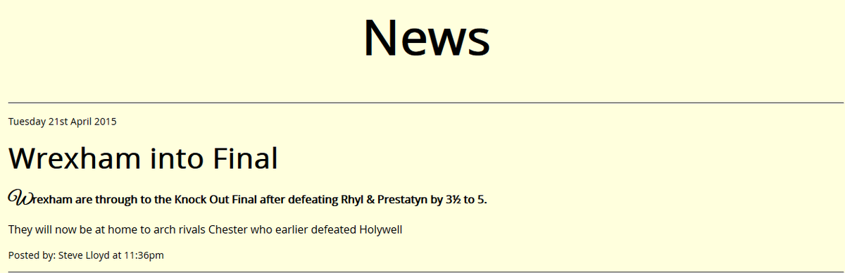 Wrexham_Chess's tweet photo. #Wrexham are through to the Knock Out Final after defeating #Rhyl &amp; #Prestatyn by 3½ to 5 http://t.co/VoBcLpkFQt http://t.co/ofwDFBQ84y