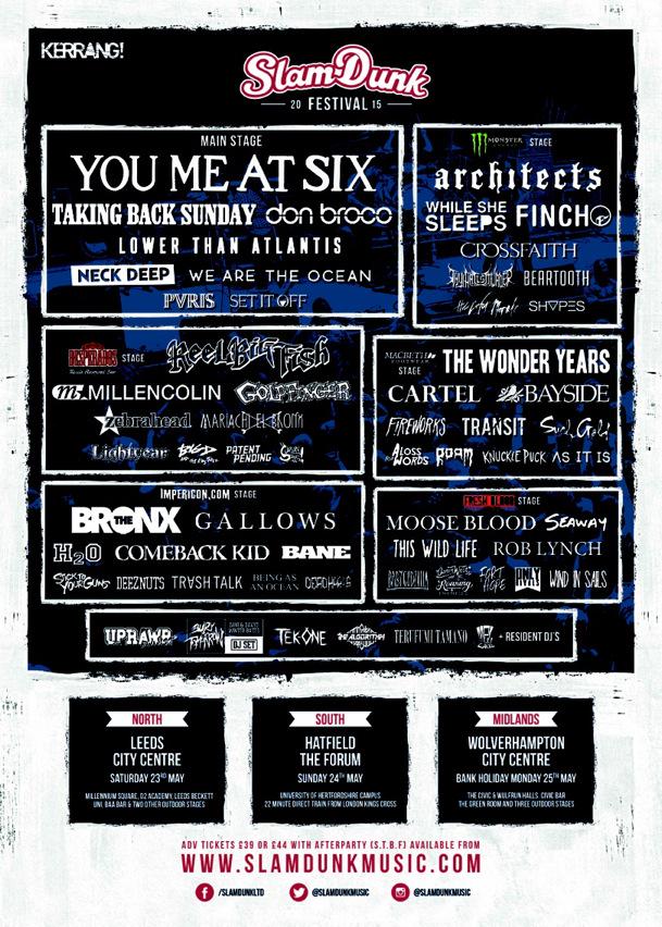 SlamDunkMusic's tweet image. Stage lineups revealed!