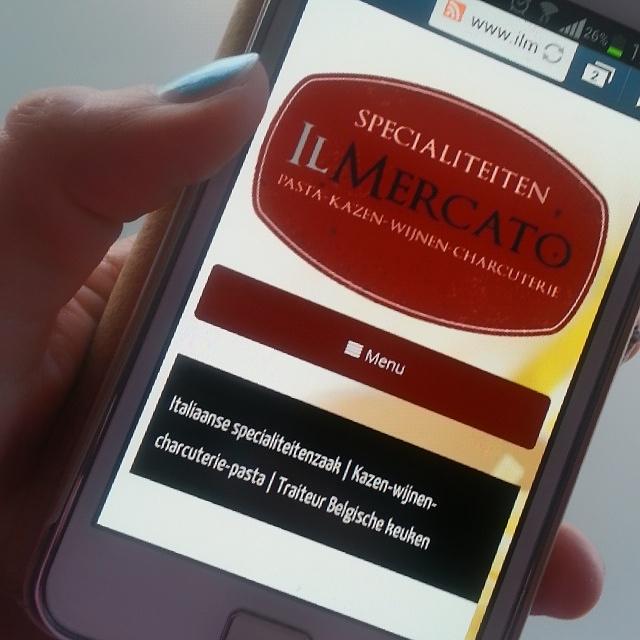 FutureGraph's tweet photo. Deze 'mobile friendly' website maakten we voor Il Mercato | http://t.co/e2ynDom86o #hasselt #mobilefriendly http://t.co/2pI1cUKfD2