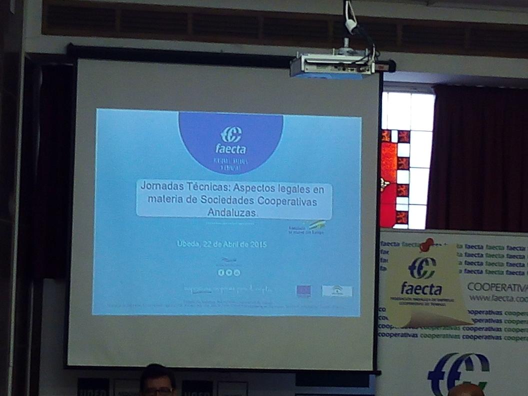ColeVandelvira's tweet photo. Ahora estamos en las jornadas de trabajo "LA NUEVA NORMATIVA PARA LAS COOPERATIVAS" en Úbeda. http://t.co/RIbHUwFkfM