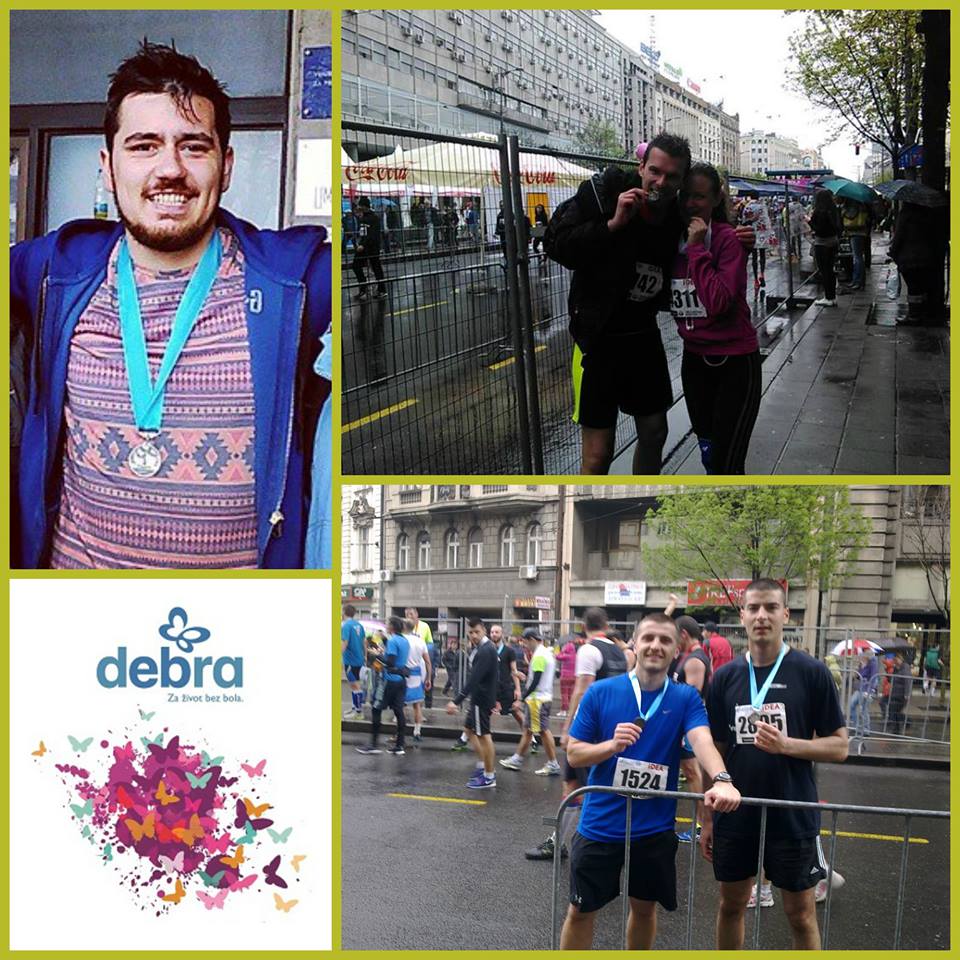 Ovo su naši maratonci! OK, polumaratonci :) Ljilja, Milan, Marko, Balša i Miloš umorni i zadovoljni posle #BGDmaraton