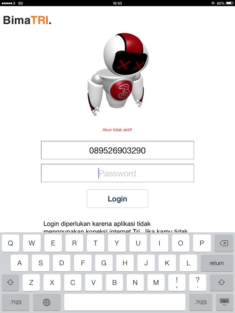 TriadiTegar's tweet photo. @triindonesia maksudnya password ini apa ya? http://t.co/yiNlEXwlUj