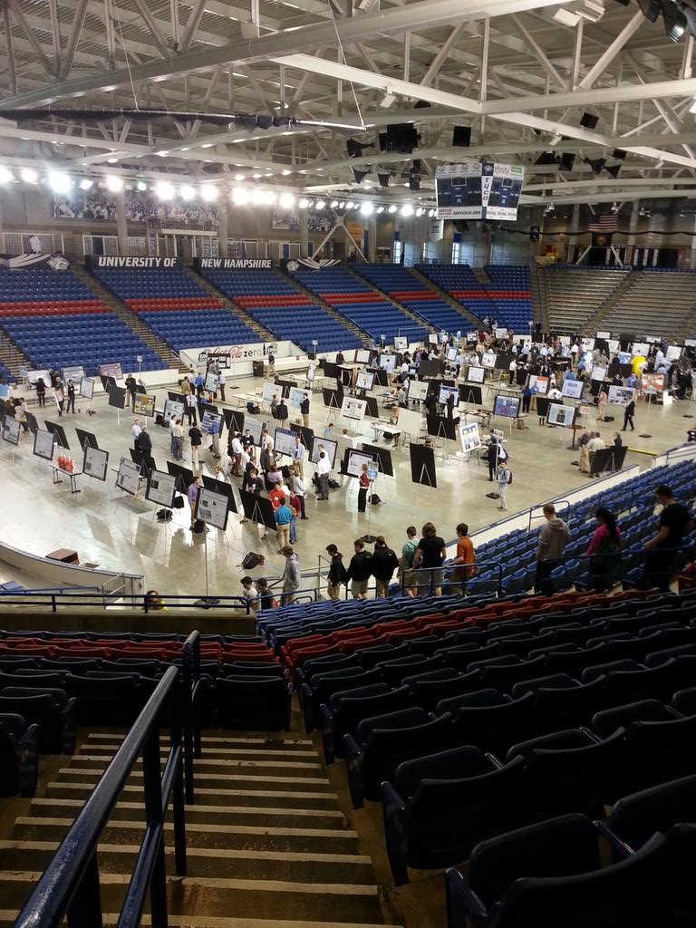 UofNH's tweet image. Welcome Blue Devils! MT @salemhsguidance: @SalemHighSchool students arrive at #UNH for @UNH_URC  #ise2015