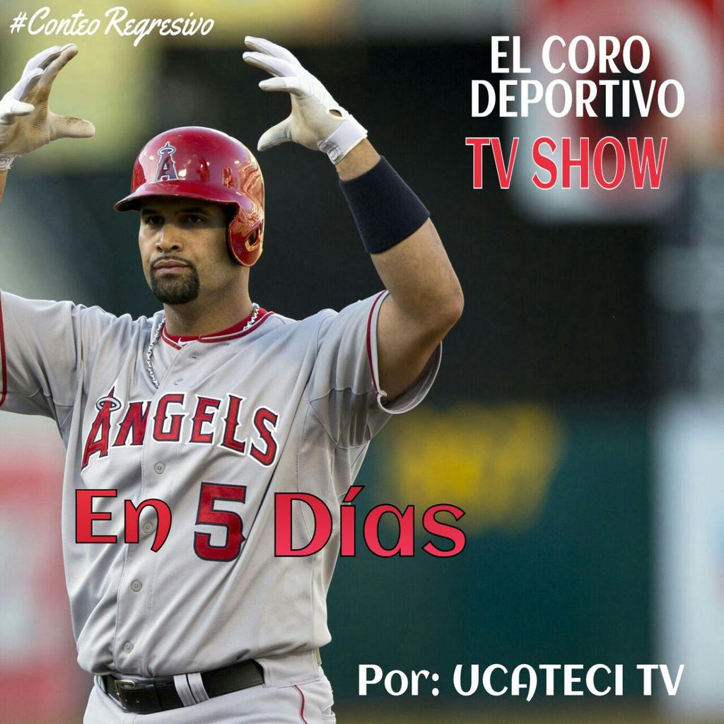 JUANJOSEBAEZ3's tweet photo. #--> Conteo regresivo ----->>> Faltan 5 días para el inicio de @elcorodeportivo en TV por @tvucateci... @mlamech http://t.co/SoKfo9jfCt