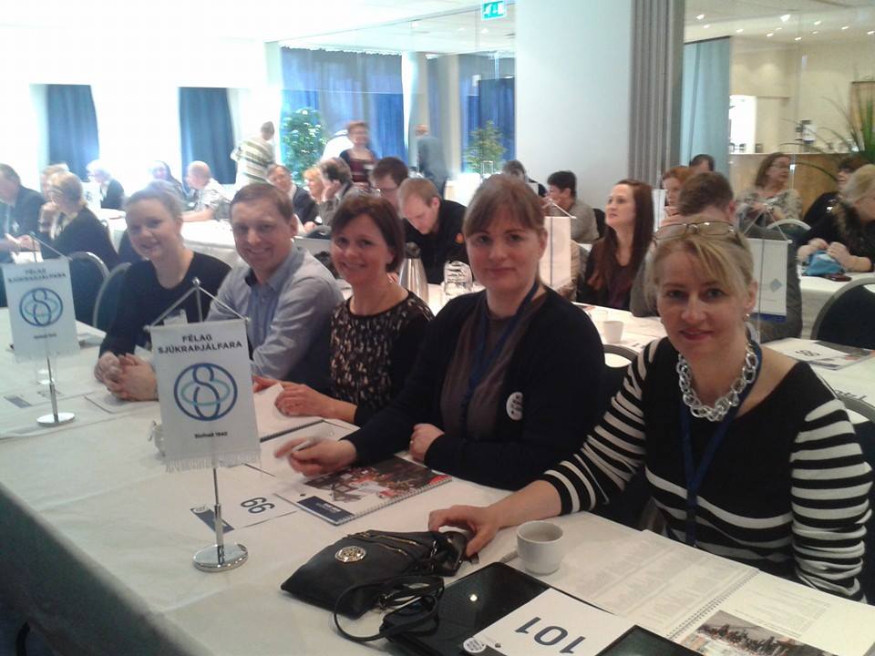 Fulltrúar sjúkraþjálfara á aðalfundi BHM <a href="/VeigurSv/">Veigur Sveinsson</a> <a href="/SigurdurSolvi/">Sigurður Sölvi</a> #aframBHM