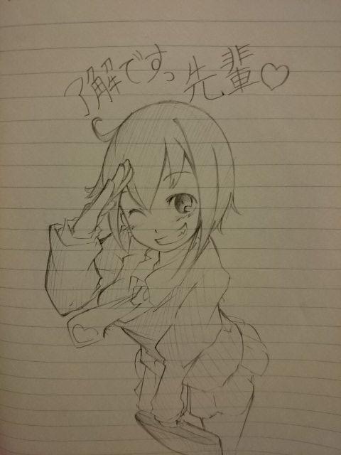 久々に手癖だけで何も考えず落書きφ(゜゜)ノ゜ 
