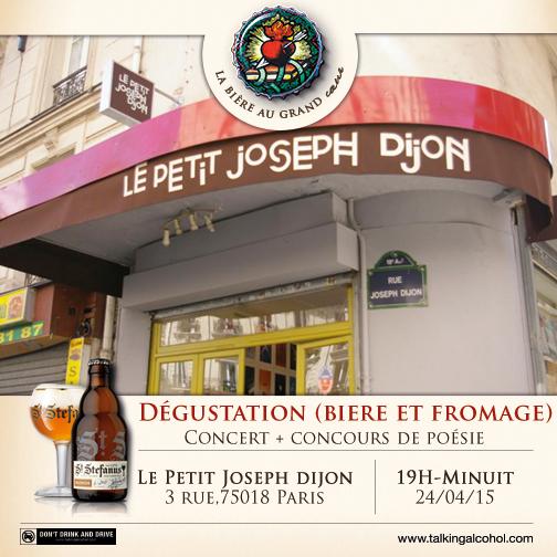 StStefanus_FR's tweet photo. Rejoignez nos amis du Petit Joseph Dijon pour une soirée de musique originale et de bière artisanale! http://t.co/Hm3XXTZg7z