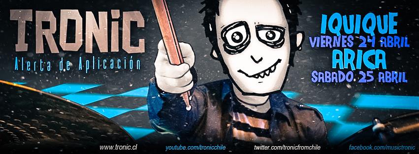 CiroLongaTronic's tweet photo. Nos vamos pa ´#Arica e #Iquique con los @TRoNiCfromChile #Tronic http://t.co/4XK2X67a79