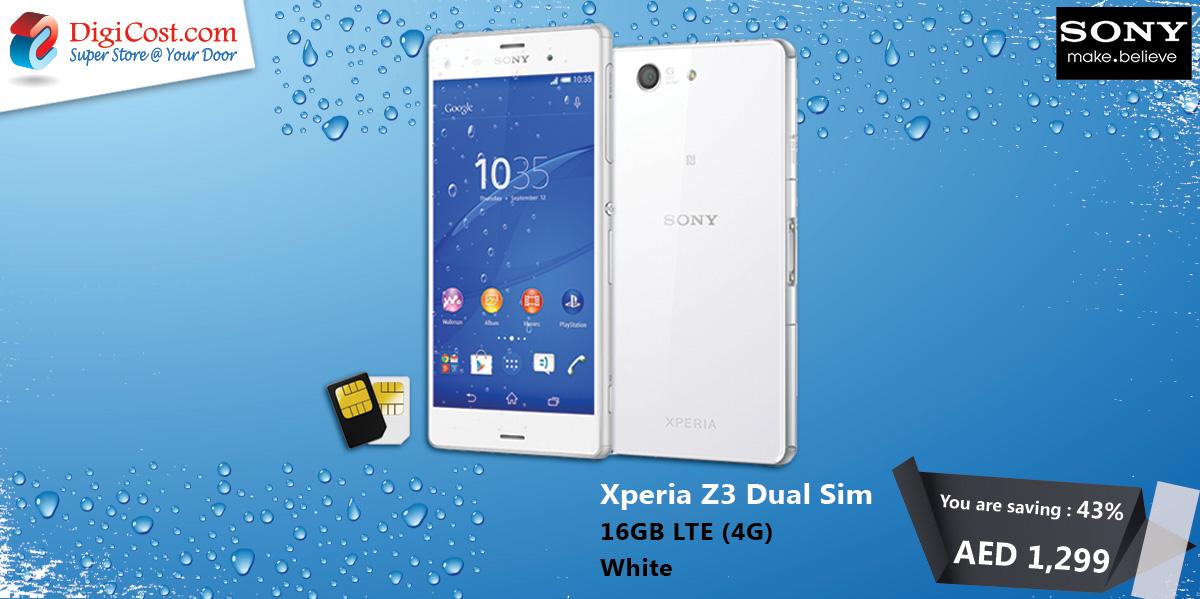 digicost1's tweet photo. SAVE 1,299AED - SAVE 43%
#sonyexperiaz3 Dual 16GB LTE White
http://t.co/44qDdKN6wx
@sonyxperia
#DigiCost #UAE #Dubai http://t.co/Ws5kGD6x4B