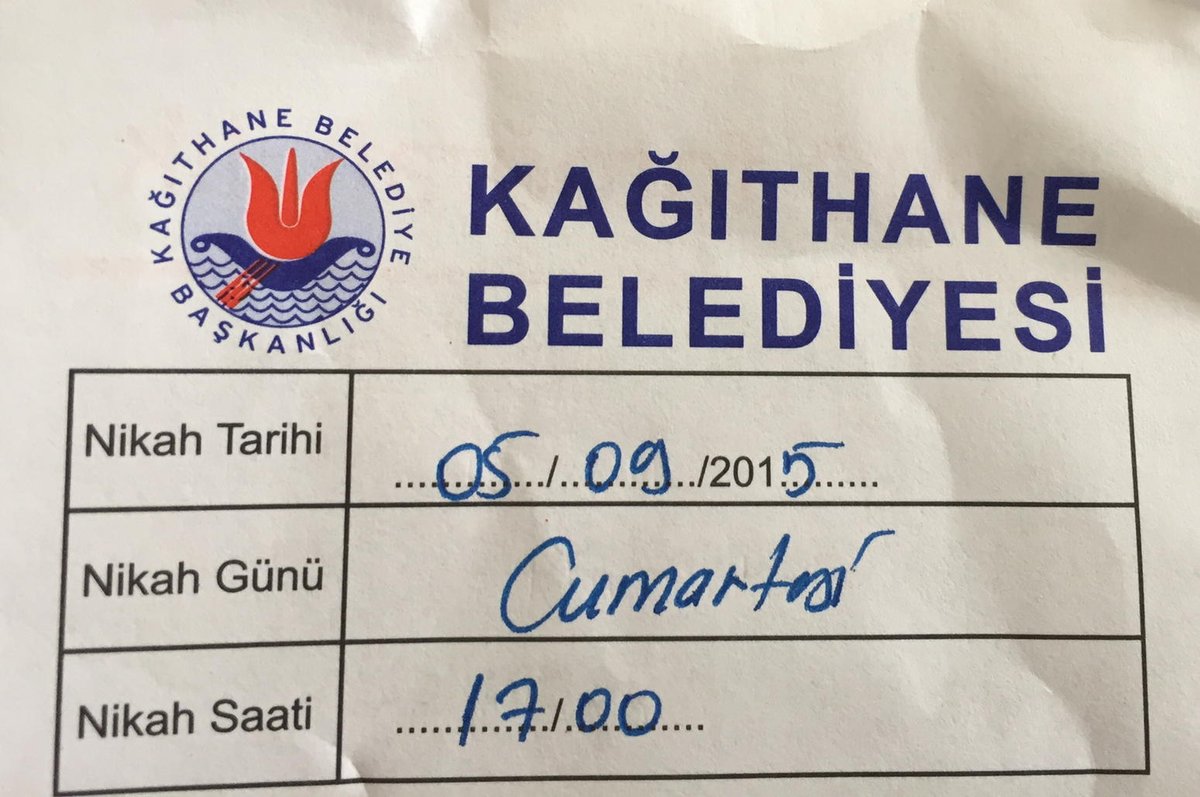 Nikah tarihimiz de tamam 👰🏽💕👦🏻 <a href="/hurizathande/">hande gültekin</a>