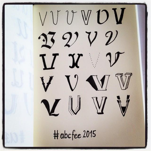 Druthersco's tweet image. By diephotographin V #abcfee2015 #handlettering #abchandlettering #abcdiephotographin