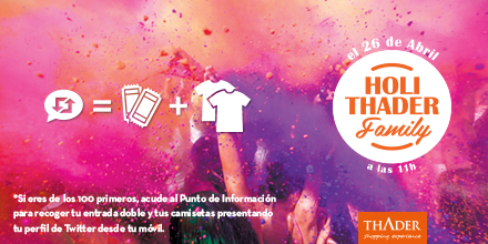 CCTHADER's tweet photo. ¡Atención! Los 100 primeros RT se llevan una entrada doble y 2 camisetas para la #HoliThaderFamily ¡Consigue la tuya! http://t.co/f6U7knnsz0