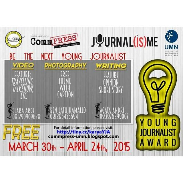 2 HARI LAGI! Yuk, segera kumpulkan karya terbaik YJA kalian! Untuk info lebih lanjut, klik tiny.cc/karyaYJA