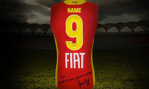 Want a personalised Gary Ablett digital guernsey image? Retweet this to receive yours! #GazSigns