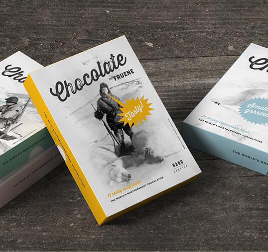 tanktromso's tweet photo. Our new #packagedesign for Fruene Chocolate is featured on Lovely Package! http://t.co/evMe7YayOK #fruene #svalbard http://t.co/blco57LWEU