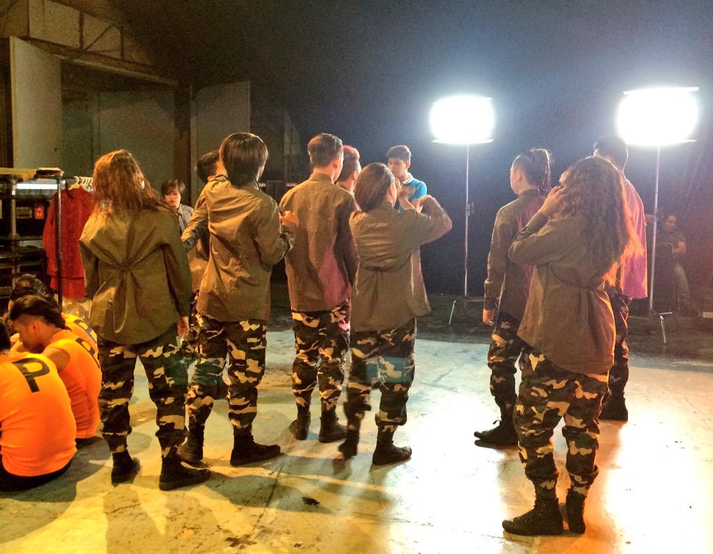 TV5manila's tweet photo. Konting pasilip sa paghahanda ng mga Group Grand Finalists! Watch the ultimate battle this Sunday, 8pm sa #MoveItTV5 http://t.co/YRQJen3tDw