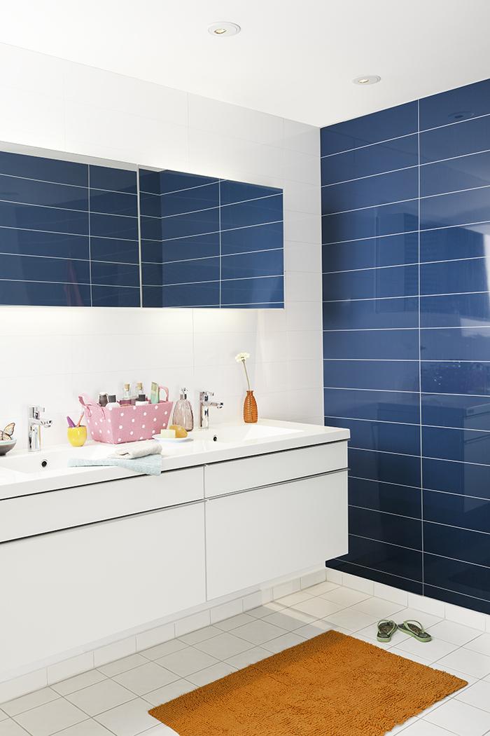 Wall&amp;Water panels can withstand direct contact w/ water, making them ideal for humid rooms. on.fb.me/1D1KBFQ