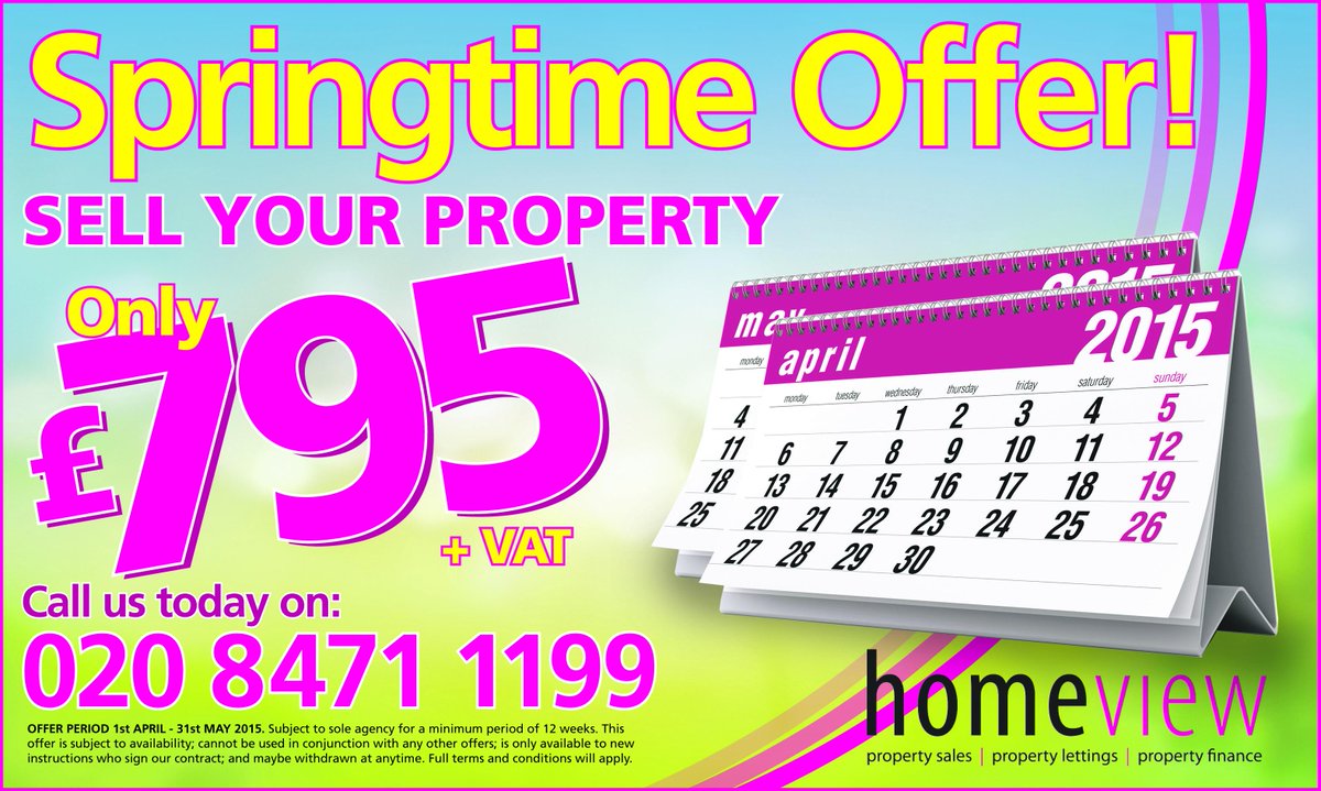 HomeViewResi's tweet photo. Our Offer Is Now Live Call Us TODAY To Arrange A Free Valuation We Promise To Sell Your Property For Only £795.00+VAT http://t.co/pSt2cApeMi